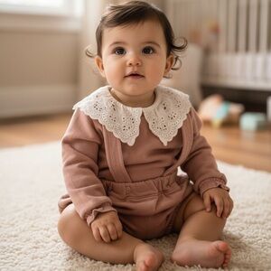 Babidu Baby Girl Sweatshirt Set 3m A22